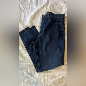 Banana Republic Dark Wash High-Rise Skinny Jeans